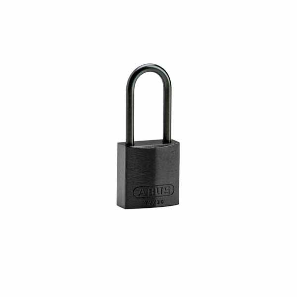 Brady 834869 Compact Aluminium Padlock 50mm Black 6 Pack