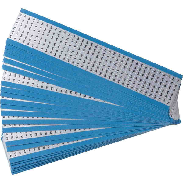 Brady Wire Marker Cards Solid Numbers - AF-8-PK