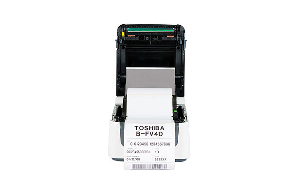 Toshiba TEC B-FV4D Desktop Direct Thermal Label Printer Linerless 200dpi, USB, Parallel, WiFi - B-FV4D-GL14-QM-R