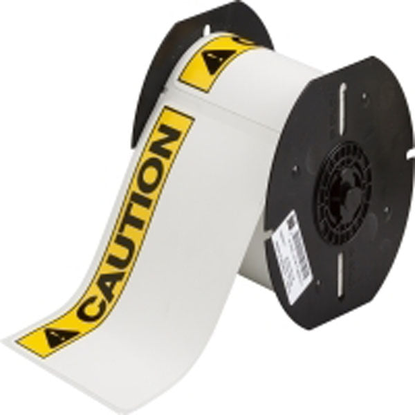 B30-25-855-CAUT - Brady BBP ToughWash Caution Labels 101.60mm x 152.40mm