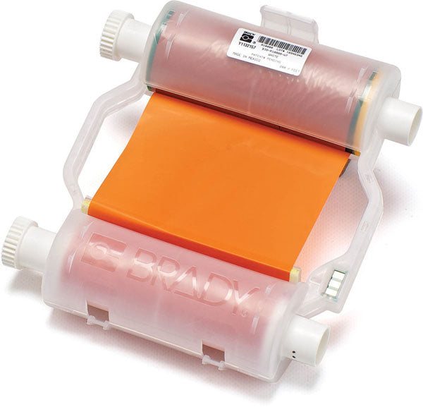 B30-R10000-OR Brady BBP33 Orange Heavy-Duty Print Ribbon 109.98 mm x continuous - Labelzone