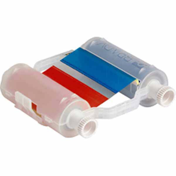 B30-R10000-RB-16 Brady BBP35 - BBP37 Red and Blue Heavy-Duty Ribbon 110mm x 60.90m - Labelzone