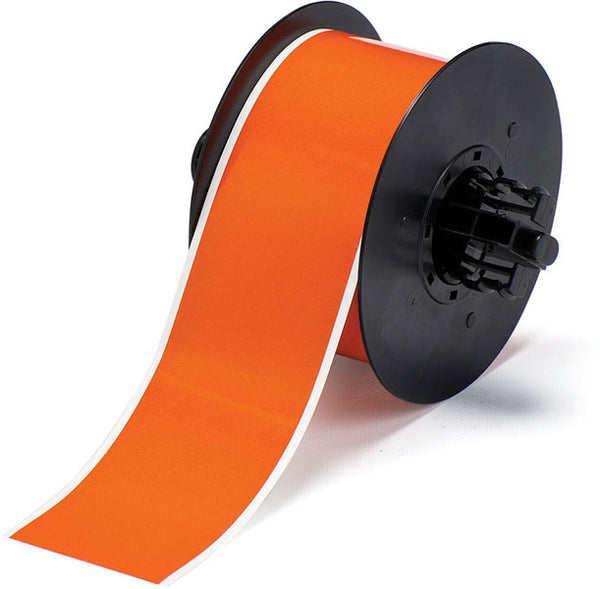 B30C-2250-584-OR - Orange Brady BBP33 Retro Reflective Tape 57.15 mm x continuous - Labelzone