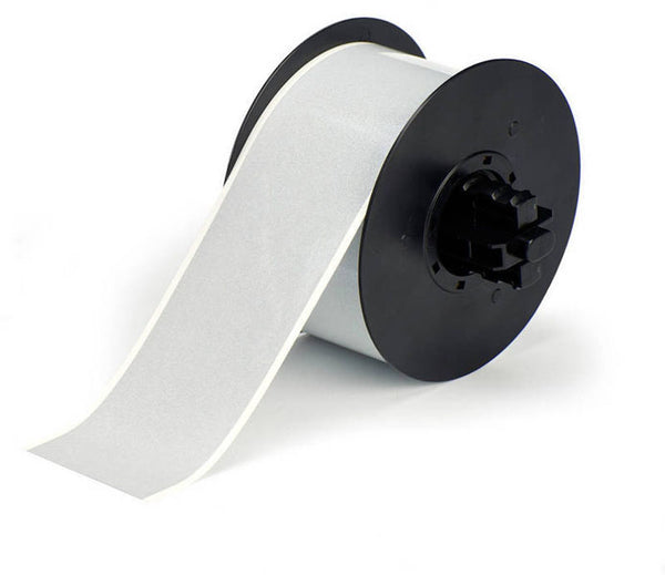 B30C-2250-584-SL - Silver Brady BBP33 Retro Reflective Tape 57.15 mm x continuous - Labelzone