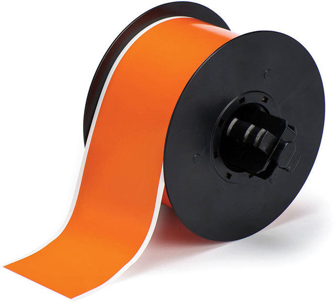 B30C-2250-595-OR - Orange Brady BBP33 Indoor-Outdoor Vinyl 57.15 mm x continuous - Labelzone