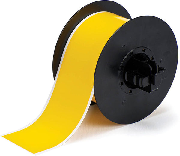 B30C-2250-595-YL - Yellow Brady BBP33 Indoor-Outdoor Vinyl 57.15 mm x continuous - Labelzone