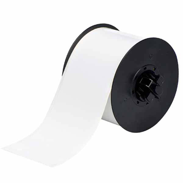 B30C-3000-595-WT - White Brady BBP33 Indoor-Outdoor Vinyl 76.20 mm x continuous - Labelzone