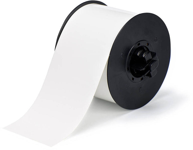 B30C-3250-551-WT - White Brady BBP33 Non-Adhesive Continuous Tag 82.55 mm x continuous - Labelzone
