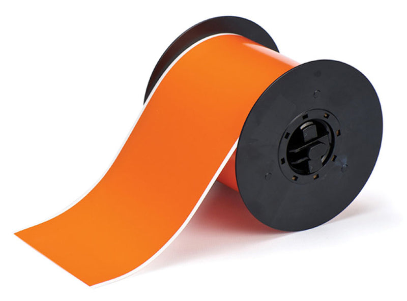 B30C-4000-569-OR - Orange Brady BBP33 High Performance Polyester Tape 101.60 mm x continuous - Labelzone