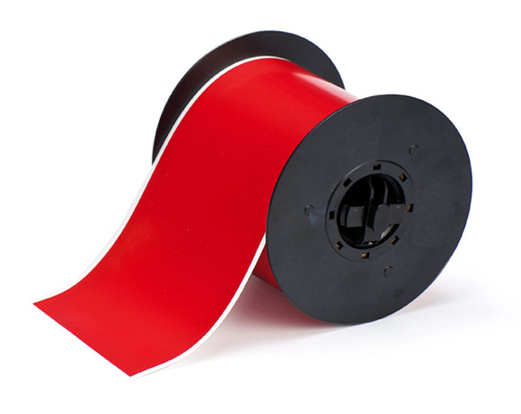 B30C-4000-569-RD - Red Brady BBP33 High Performance Polyester Tape 101.60 mm x continuous - Labelzone