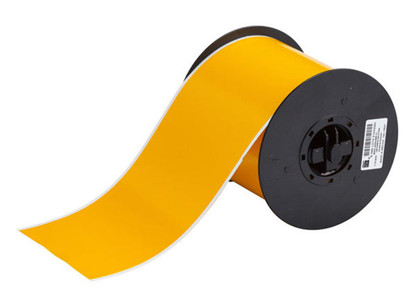 B30C-4000-595-YL - Yellow Brady BBP33 Indoor-Outdoor Vinyl 101.60 mm x continuous - Labelzone