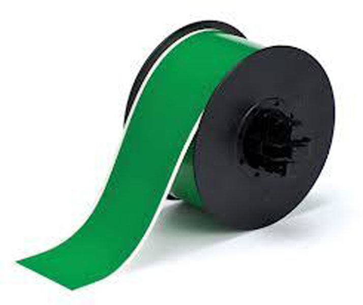 B30C-4000-7569-GN - Green Brady BBP33 Continuous Vinyl Tapes 101.00 mm x 30m - Labelzone