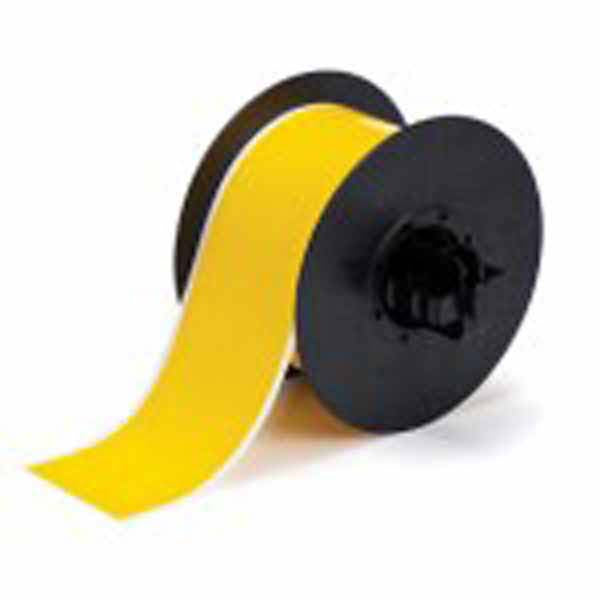 B30C-500-7569-YL - Yellow Brady BBP33 Continuous Vinyl Tapes 12.70 mm x 30m - Labelzone