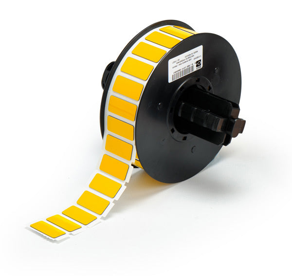 B30EP-171-593-YL - Yellow Brady BBP33 Raised Profile Labels - Engraved Plate Substitutes - Rectangular Style - Labelzone