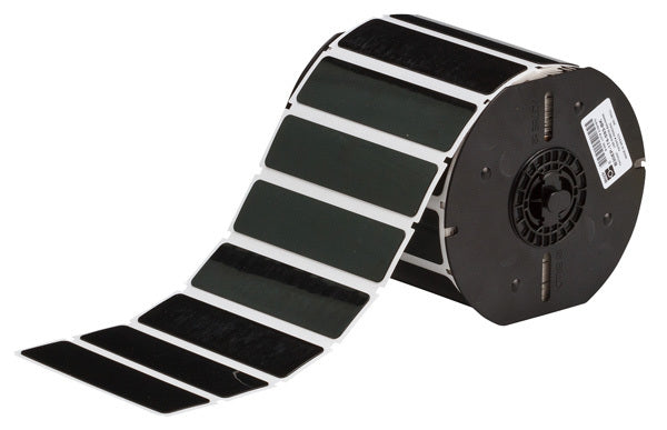 B30EP-174-593-BK - Black Brady BBP33 Raised Profile Labels - Engraved Plate Substitutes - Rectangular Style - Labelzone