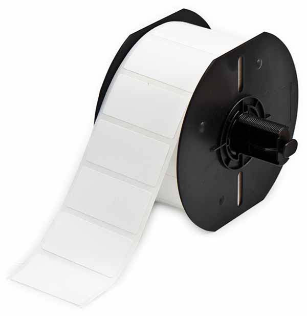 B33-137-499 - White Brady BBP33 Coated Nylon Cloth Labels - Labelzone