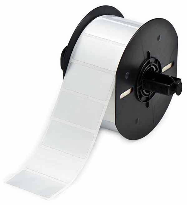 B33-17-434 - Gloss Silver Brady BBP33 Metallised Polyester Labels - Labelzone