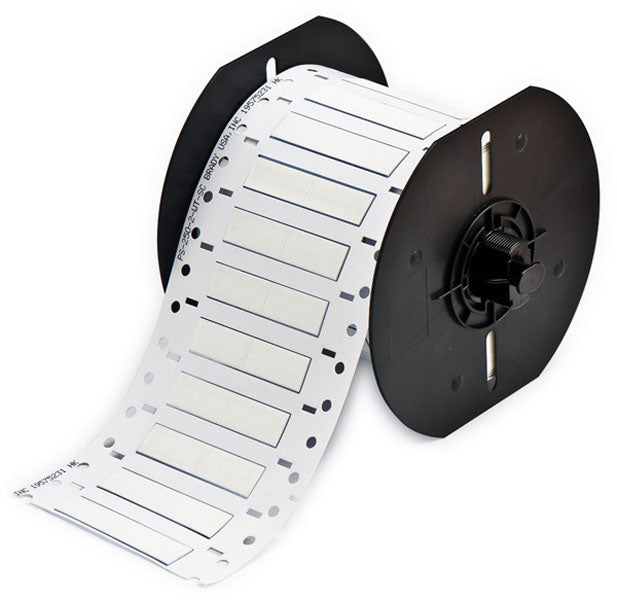 B33-250-2-342-2 - White Brady BBP33 PermaSleeve Polyolefin Wire Marking Sleeves - Labelzone