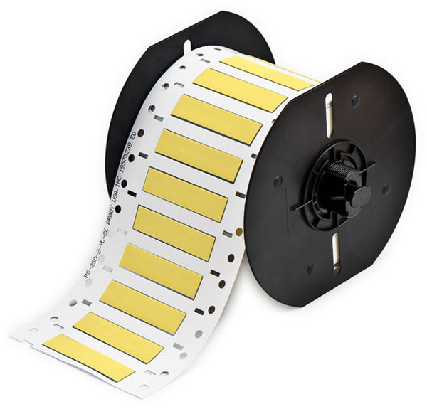 B33-250-2-342YL - Yellow Brady BBP33 PermaSleeve Polyolefin Wire Marking Sleeves - Labelzone