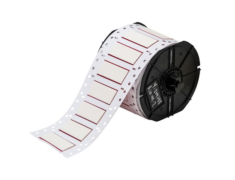 B33-500-2-7642 - White Brady BBP33 PermaSleeve HX Polyolefin Wire Marking Sleeves - Labelzone
