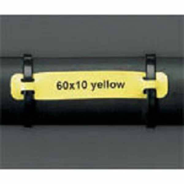 B33-6010-7643-YL - Brady BBP33 Yellow Heatex Cable Markers 60mm x 10mm