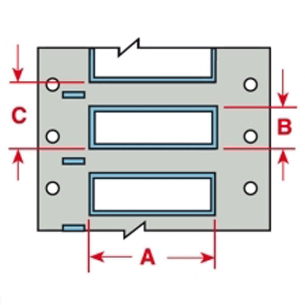 B33D-187-2-345 - White Brady BBP33 PermaSleeve HT High Temperature PVDF Wire Marking Sleeves - Labelzone