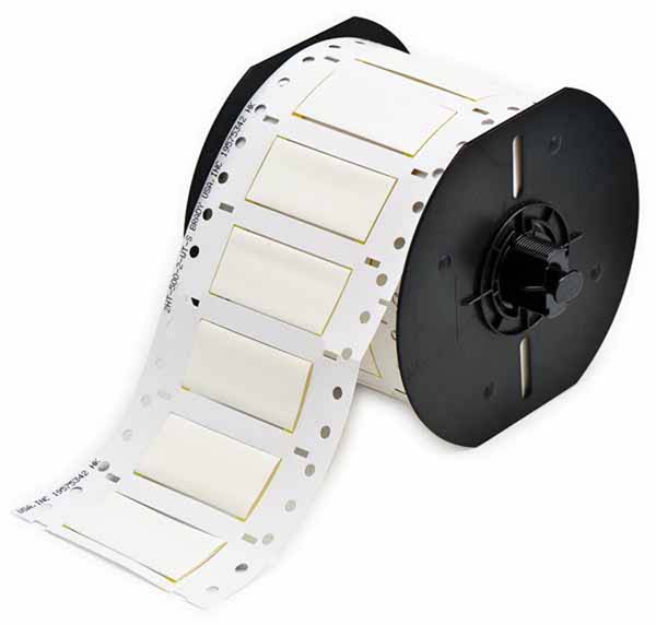 B33D-500-2-345 - White Brady BBP33 PermaSleeve HT High Temperature PVDF Wire Marking Sleeves - Labelzone