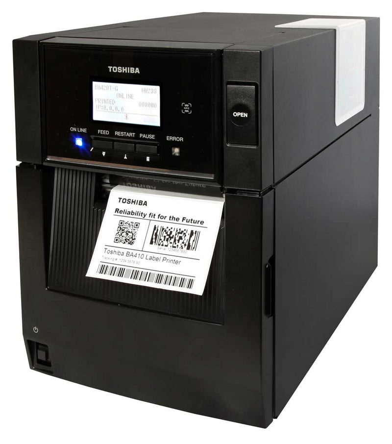 Toshiba TEC BA410 Label Printer 200dpi Bluetooth - BA410T-TS12-QM-S