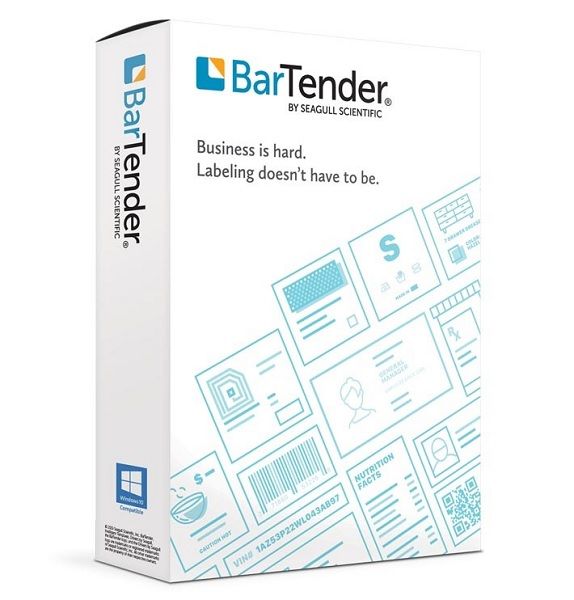 BTE-10 - Bartender 2021 Enterprise Application License + 10 Printers