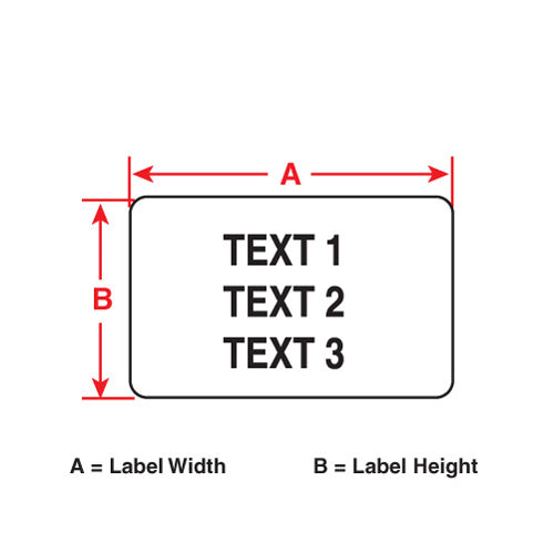 BM71-17-428 Brady BMP 71 Metallised Polyester Labels - 25.4 x 12.7 - Labelzone