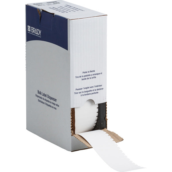 BM71-40-412 Brady BMP 71 Polyproplyene Tag - 49.22 x 9.525 - Labelzone