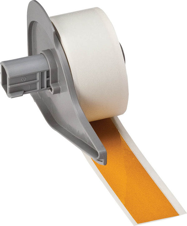BM71C-1000-584-Brady BMP 71 Yellow Reflective Tape - 25.4 x 22,86M - Labelzone