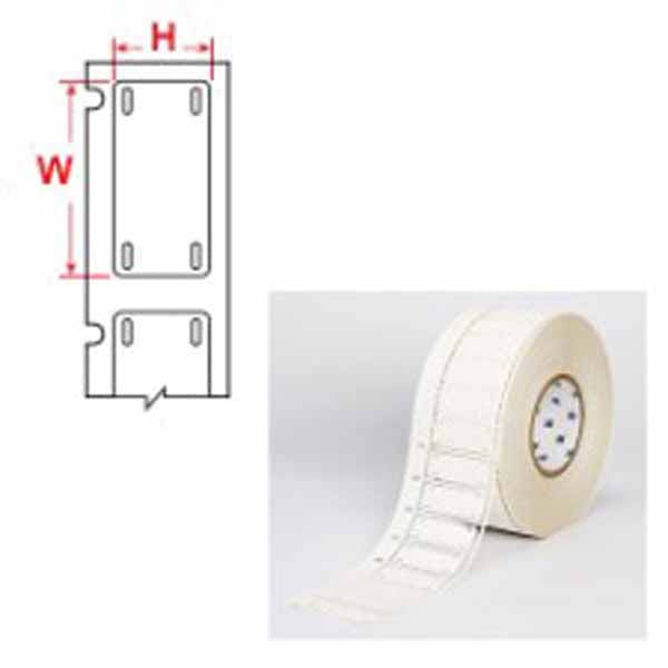 BM71H-1-7643-WT Brady BMP 71 White Heatex Cable Markers - 60 x 10 - Labelzone