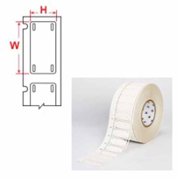 BM71H-2-7643-WT Brady BMP 71 White Heatex Cable Markers - 75 x 10 - Labelzone