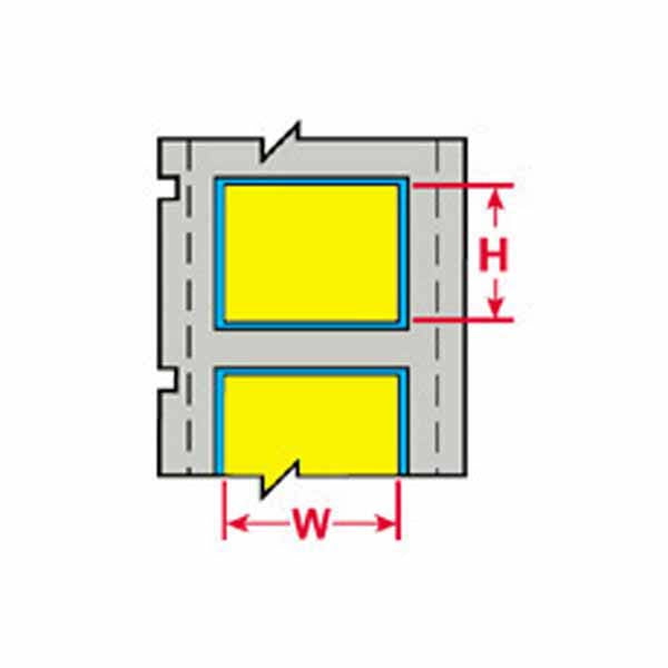 Brady BPSPT-187-175-YL - B-342 Yellow Heat Shrink Polyolefin 3:1 - Labelzone