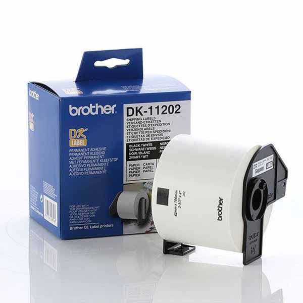Brother DK-11202 Shipping Labels 62mm x 100mm - Labelzone