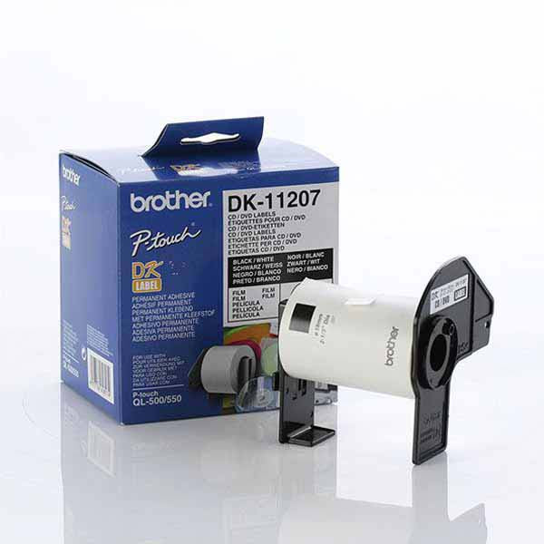 Brother DK-11207 - 58mm diameter CD - DVD Labels - Labelzone