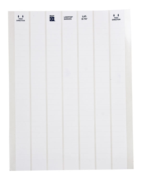 Brady ELAT-8-747W - Laser Printer Labels 25 x 9mm - Labelzone