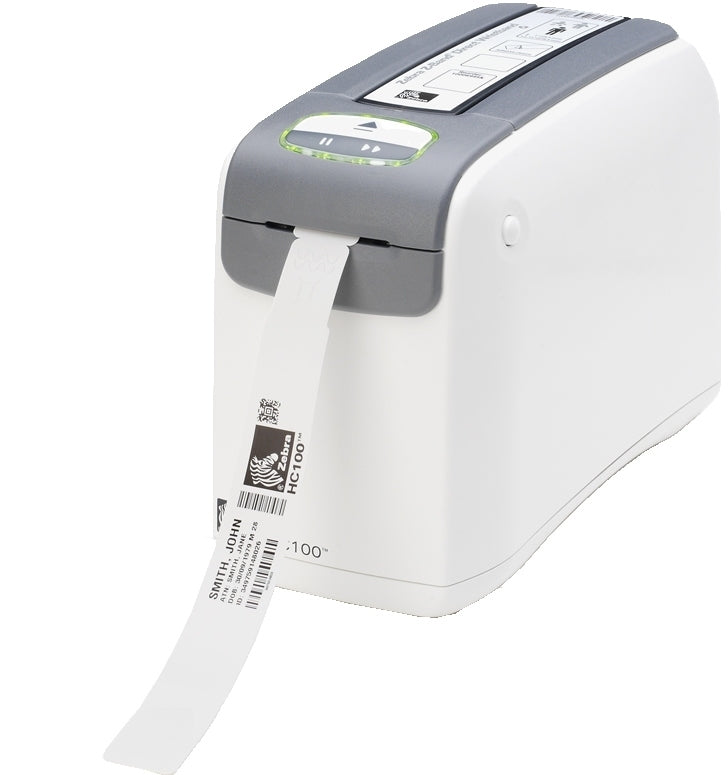 Zebra HC100 Wristband Printer RS232 Serial USB & Ethernet - HC100-300E-0100 - Labelzone