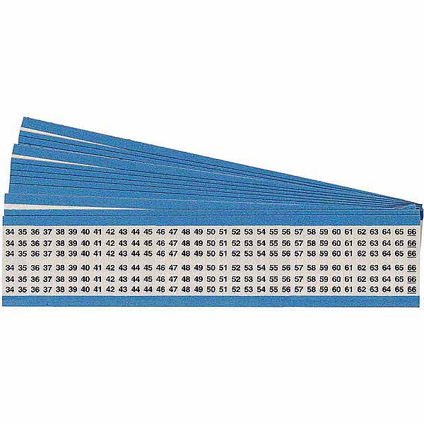 Brady Wire Marker Cards Consecutive Numbers - HH-34-66-PK
