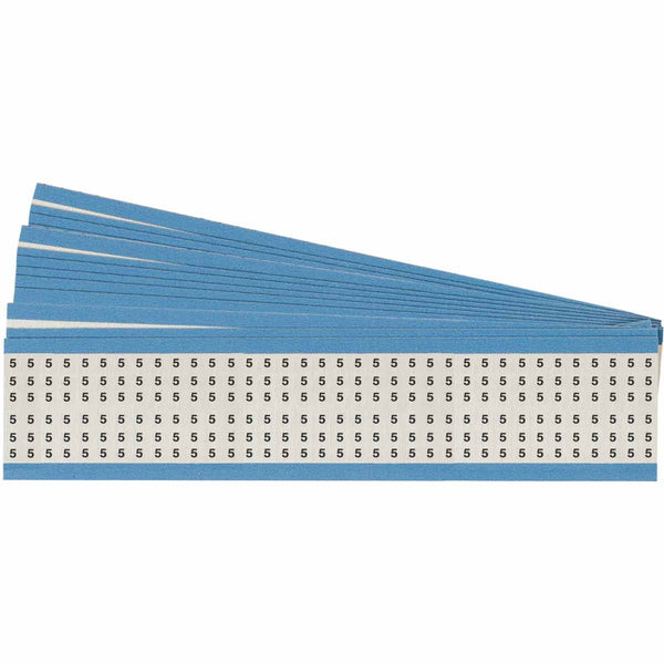 Brady Wire Marker Cards Solid Numbers - HH-5-PK