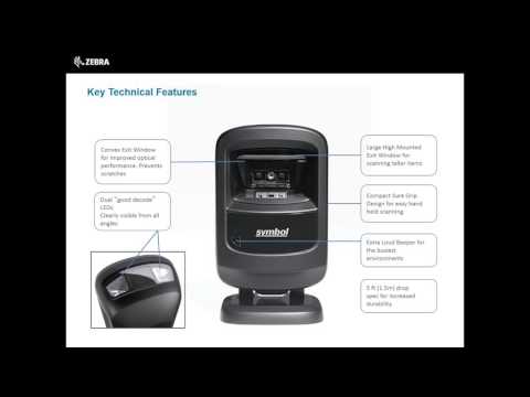 Zebra DS9308 Presentation Imager, Standard Range, Corded, Black - DS9308-SRD0004ZZWW