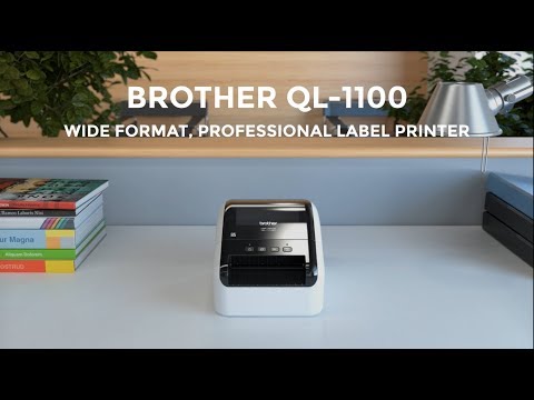 Brother QL-1110NWBC Wireless Shipping and Barcode Label Printer