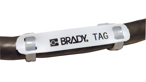 B33-7525-7643-WT - Brady BBP33 White Heatex Cable Markers 75mm x 25mm