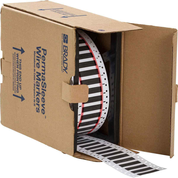 Brady PermaSleeve Wire Marking Sleeves 38.10 mm x 8.50 mm - HX-187-150-BK