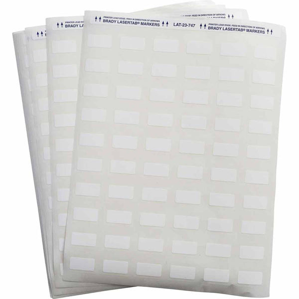 Brady LaserTab Laser Printable Labels 25.40 mm x 12.70 mm - LAT-23-747-2.5