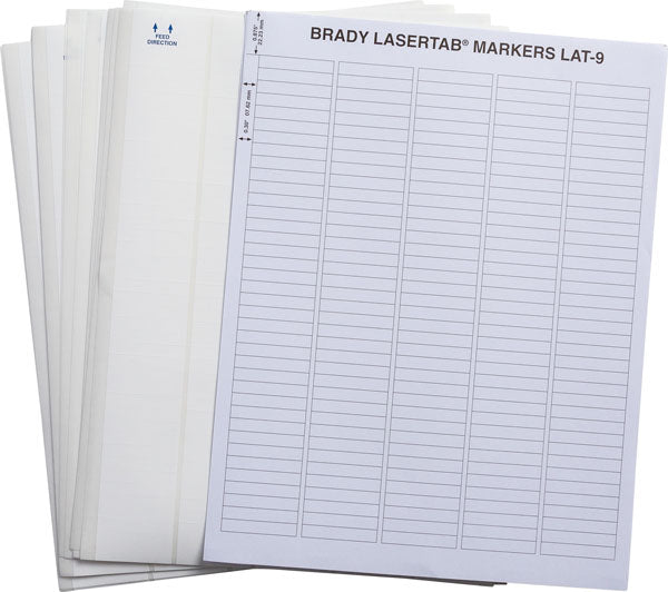 Brady ELAT-9-747W - Laser Printer Labels 8 x 6mm - Labelzone
