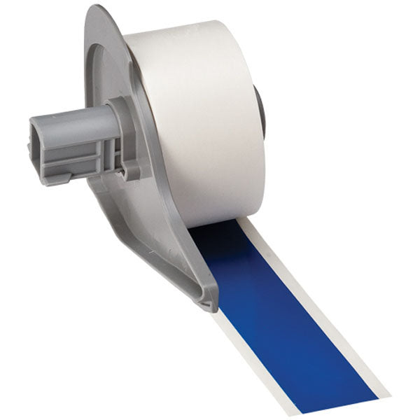 M71-1000-483-BL-KT BMP 71 Label Printer Labels Blue Gloss Ultra Aggressive Polyester - Labelzone