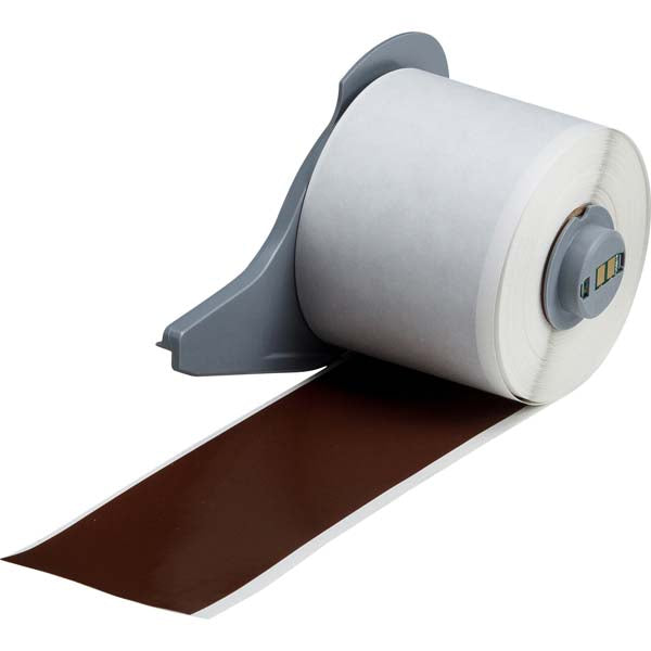 M71C-2000-595-BR BMP 71 Label Printer Tapes Brown Gloss Permanent Vinyl - Labelzone