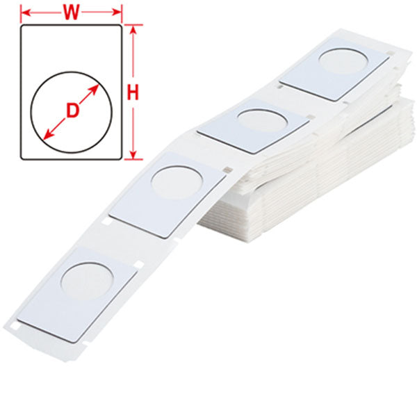 M71EP-5-7593-WT Engraved Plate Replacement labels for BMP71 Printer White Gloss Polyethylene-Foam Laminate - Labelzone